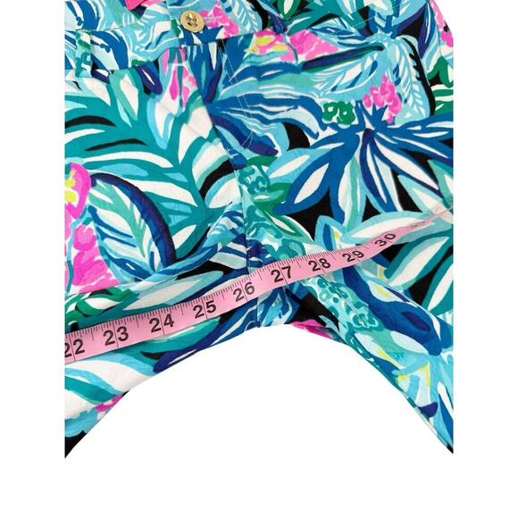 Lilly Pulitzer Kelly Skinny Ankle Pant Maldives Green Hype It Up Women's Size 4 - Picture 7 of 7